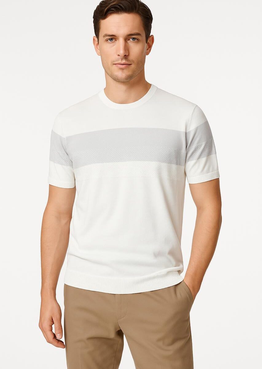 MEN'S TEXTURED KNITED