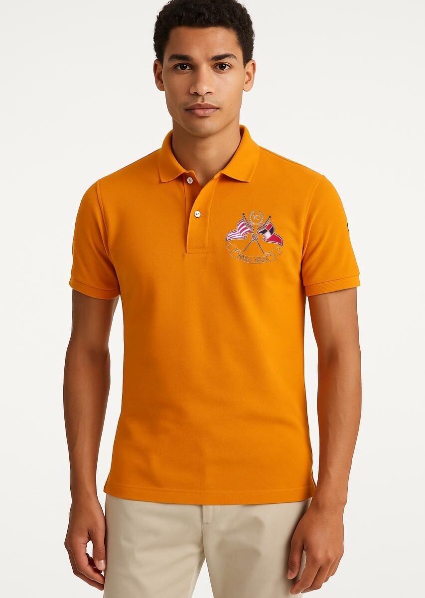 PIQUET COTTON MEN'S POLO SHIRT - Image 2