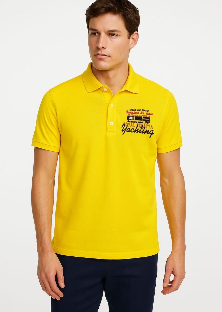 PIQUET COTTON MEN’S POLO SHIRT