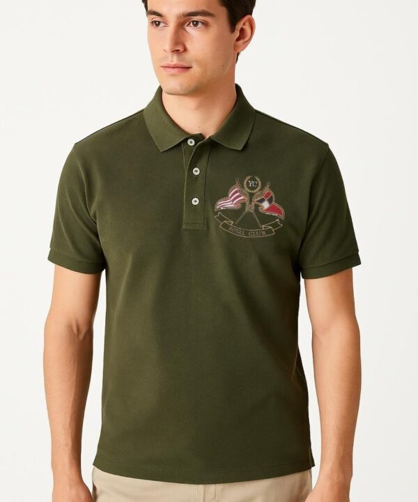 PIQUET COTTON MEN'S POLO SHIRT
