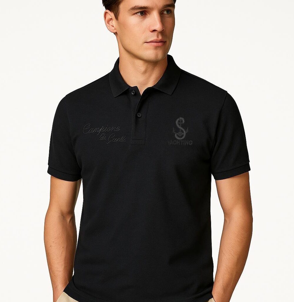 PIQUET COTTON MEN'S POLO SHIRT