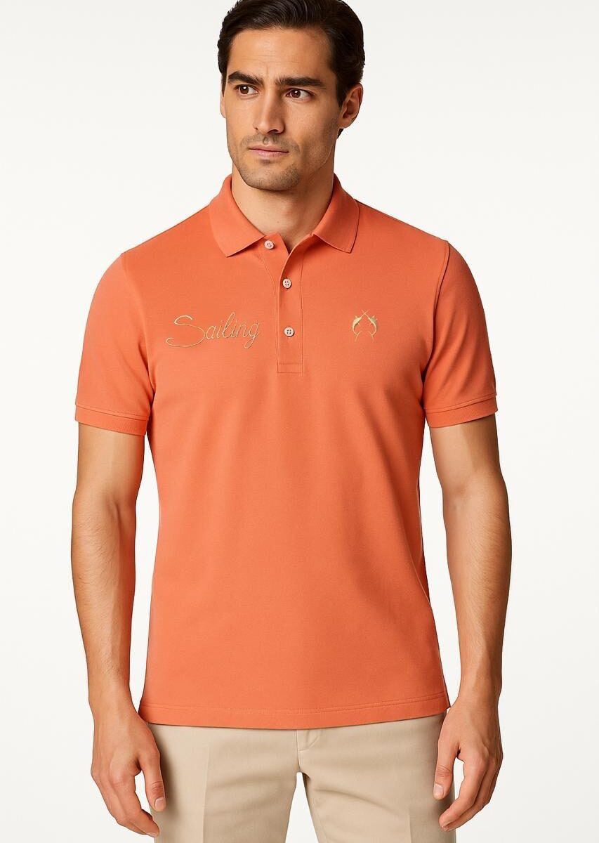 PIQUET COTTON MEN’S POLO SHIRT