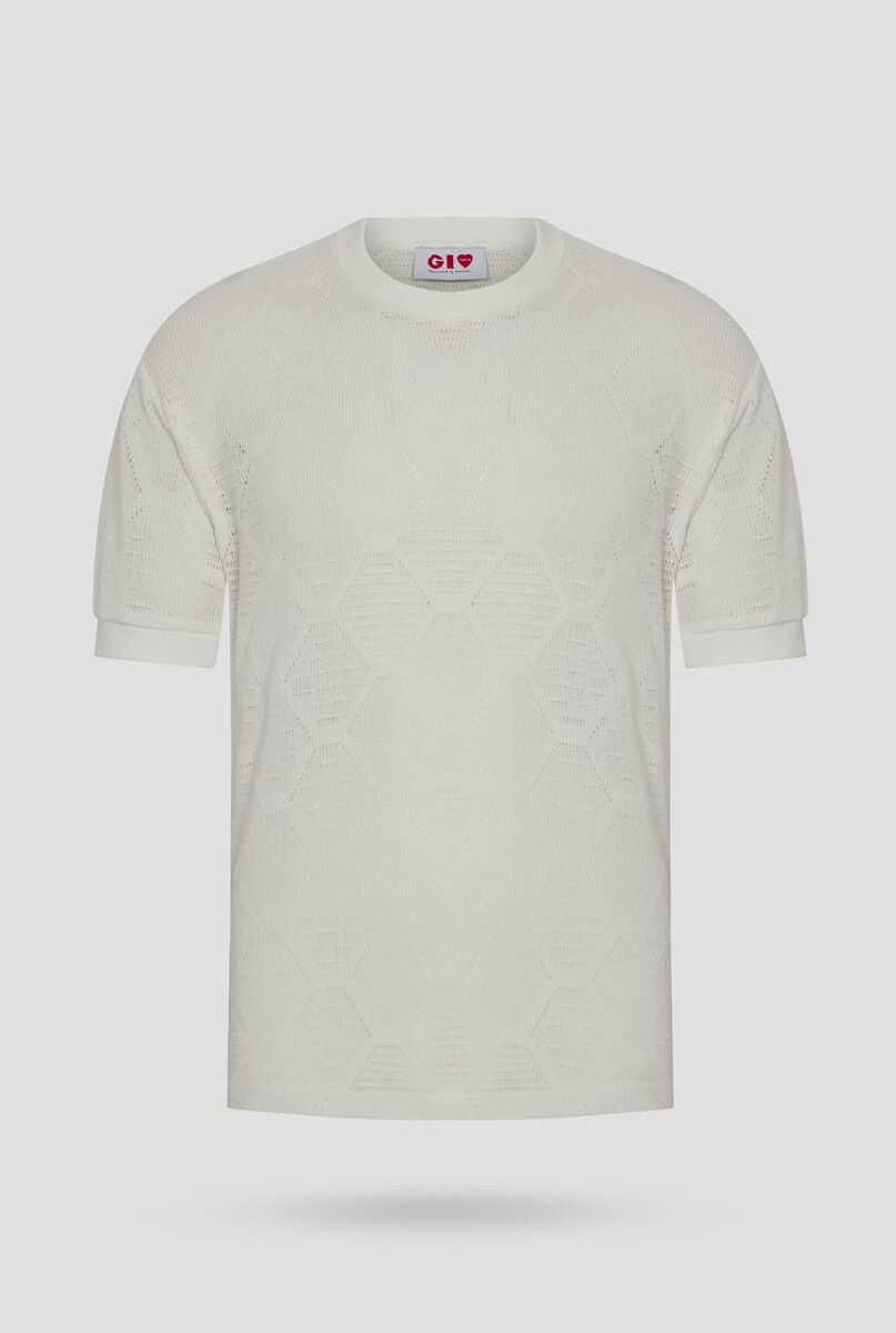 MEN'S OVERSIZED KNITED T-SHIRT