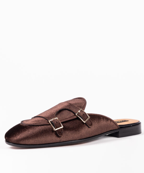 MEN’S BACKLESS DOUBLE MONK STRAP