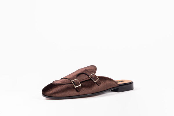 MEN’S BACKLESS DOUBLE MONK STRAP