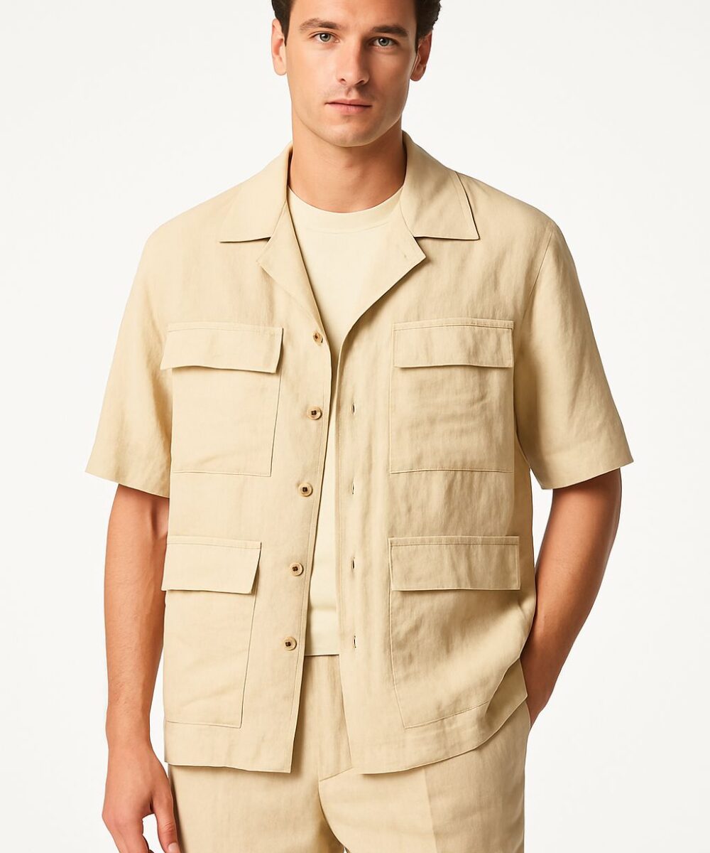 MEN’S OVERSIZED LINEN SUIT - Image 2