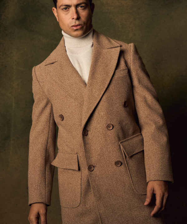 MEN'S DOUBLE BREASTED COAT